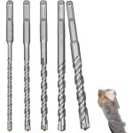 Dpzo - 6 pi�ces forets � b�ton, 6 � 16 mm x 160 mm, ensemble de forets m�tal pour carreaux et ma�onnerie ...
