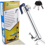 Dpzo - antivol volant, canne antivol voiture, bloque volant auto, fabriqu� en acier inoxydable, avec ...