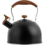Dpzo - bouilloire sifflante, 2. 5l bouilloire sifflante induction gaz bouilloire en acier inoxydable ...