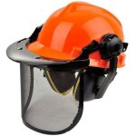 Dpzo - casque de s�curit� forestier avec mentonni�re. casque de travail en397 r�fl�chissant, ventil� ...