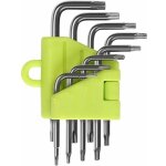 Dpzo - jamais utilis�]cl�s torx coud�e, kit de 8 pi�ces cl�s allen torx, tournevis etoile t5 t6 t7 t8 ...