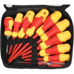 Dpzo - ensemble de 10 tournevis isol�s 1000v, magn�tiques avec poign�es souples pour �lectriciens