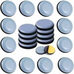 Dpzo - jamais utilis�]ensemble de 24 patins en teflon de 20 mm (ronds) pour meubles, glisseurs autocollants ...