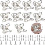 Dpzo - equerre metal papillon �querre de fixation connecteurs d'angle amovible �querre de coin en forme ...