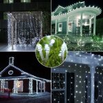 Dpzo - jamais utilis�] guirlande lumineuse de conte de f�es led d�coration de no�l, blanche, 10m 100 ...