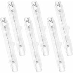Dpzo - jamais utilis�]lot de 6 ampoules halog�nes r7s 78mm 100w 230v, lampe � tube halog�ne dimmable, ...