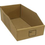 Boite a bec en carton brun 300x150x110mm - 17225