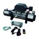 Drakkar equipement - treuil de traction �l�ctrique 4x4 - 12v - 4300kg auto s15245