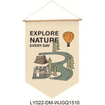 Drapeau de camping en polyester r�sistant aux intemp�ries, d�coration pour jardin et pique - nique ext�rieur ...