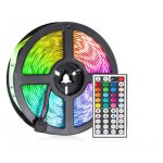Ruban led 5050 5m lumi�re ip65 alimentation 12v t�l�commande rvb 13w / m 0245