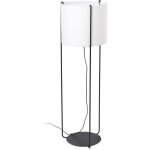Faro barcelona - drum lampadaire noire / beige 24023 - 33