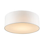 Drum led - led plafonnier - 1 lumi�re - � 300 mm - blanc - moderne - �clairage int�rieur - salon i chambre ...