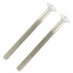 Visserie nickel satin 2 vis relieuses + 2 douilles 70