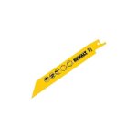 Lot de 5 lames de scie sabre dewalt dt2384 - qz pour mtal 152 x 1, 4 mm