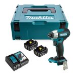 Dtd157rtj visseuse  chocs li - ion 18v lxt 140nm 2 x 5. 0ah batterie + chargeur en coffret - makita