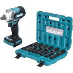 Dtw 300 z cl� � choc sans fil 18 v 330 nm 1 / 2'' brushless + cl� � douille 14 pces - sans batterie, ...