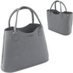 2 - en - 1 sac en feutre extensible shopping bag xl 47x20x35cm panier de rangement