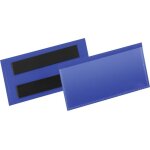 Durable - pochette pour �tiquette aimant�e 174107 bleu 100 mm x 38 mm