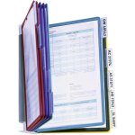 Durable support mural pour panneau transparent vario wall 10 - 5567 rouge, jaune, vert, bleu, noir din ...