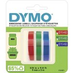 3d cassette � ruban jeu de 3 couleur de ruban: bleu - rouge, bleu - noir couleur de police: blanc 9 mm ...