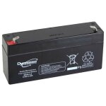 Perel - dyno europe accu acide - plomb 6 v - 3. 2 ah 134 x 34 x 66 mm