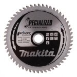 E - 16760 efficut tct lame de scie circulaire 165x20 mm pour aluminium - makita
