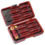 E - smart 14 pi�ces kit d?isolation de tige interchangeable. sl / ph / pz / torx� felo 06391306