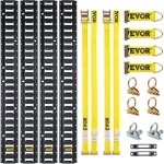 E - track kit dearrimage kit de rails dearrimage 18 pieces 454 kg, 4 rails e - track 2 ancres a fente ...