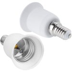 E14 vers e27 adaptateur de douille, ses vers es convertisseur de douille, 0 - 250v, pour ampoules e27, ...