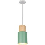 E27 lustre suspension créative fer réglable chambre salon macaron lampe suspension (vert) E27 lustre suspension créative fer réglable chambre salon macaron lampe suspension (vert)
