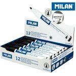 Boite de 12 feutres noires �4, 7mm pour tableau blanc milan