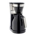Melitta - easy top therm ii 1023 - 08 - cafetiere filtre 1l - 1050 w - noir