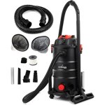 Eau / poussi�re avec r�servoir de 30l, 1600w, aspirateur industriel avec prise �lectrique et secoueur ...