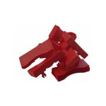 Lot de 10 embouts rouge pour lattes de 68 x 8 mm Lot de 10 embouts rouge pour lattes de 68 x 8 mm