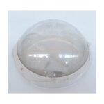 Hublot fluo 21w � 300mm blanc polycarbonate avec lampes 4000k 2d gr10 - q et ballast elec cl2 ik10 ip44 ...