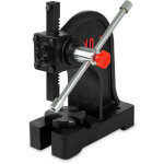 Presse � cr�maill�re avec force de compression 500kg, jusqu'� une hauteur de pi�ce 117mm, presse manuelle ...