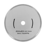 Disque diamant trononnage 200mm 25, 4mm pierre bton carrelage ? eberth