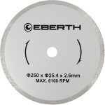 Eberth ? disque diamant 250mm pour b�ton et carrelage ? coupe nette sans �clat ? compatible avec tron�onneuses ...
