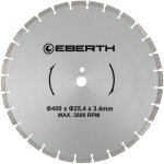 Eberth - disque  trononner diamant pour la pierre, le bton et le carrelage, disque diamant de 400 ...