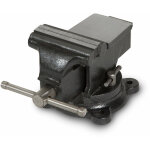 Eberth - etau en fonte avec enclume, largeur des mchoires 150mm, hauteur totale 152mm, rotation 360, ...