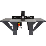 Table de fraisage pour dfonceuse (1030 x 360 mm table de travail, 155 mm diamtre du pied de la dfonceuse, ...