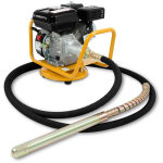 Vibreur  bton essence 6, 5cv / 4, 8kw, tte vibrante en acier renforc 45mm de diamtre, longueur de ...