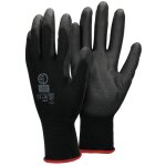 1 paire de gants de travail en pu - taille 7 - couleur noir - gants de mécanicien / constructeurs / de ... 1 paire de gants de travail en pu - taille 7 - couleur noir - gants de mécanicien / constructeurs / de ...