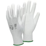 4 paires de gants de travail en pu, taille 11 - xxl, couleur blanc, gants de m�canicien en nylon gants ...