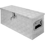 Caisse de transport en aluminium - 73 x 24 x 32 cm - 52 litres - valise coffre de rangement bote  outils ...