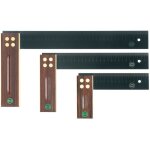 Ece - querre longueur du poteau 150 mm graduat. grave laser mm bois de paliss.