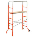 �chafaudage moyen avec plateau en bois, hauteur maximale 3, 06 m kreo