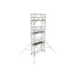 Tubesca comabi - echafaudage roulant 3 plateaux - hauteur de travail max 7. 85m - 26403760 Tubesca comabi - echafaudage roulant 3 plateaux - hauteur de travail max 7. 85m - 26403760