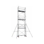 Echafaudage roulant acier - hauteur de travail maximale de 6. 40m - 8320042 Echafaudage roulant acier - hauteur de travail maximale de 6. 40m - 8320042