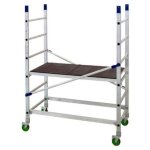 Echafaudage roulant alu facal - embase roulante hauteur de travail max 3 m - alto3
